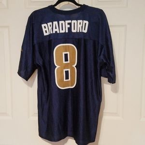Men's Large St. Louis Rams Bradford Jersey